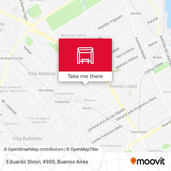 Eduardo Sívori, 4900 map