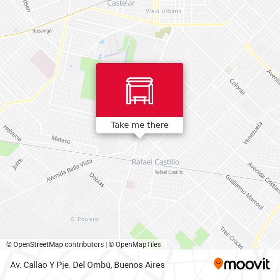 Av. Callao Y Pje. Del Ombú map