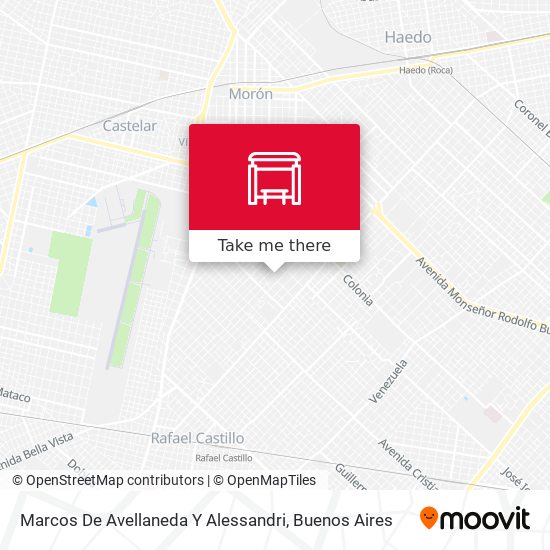 Mapa de Marcos De Avellaneda Y Alessandri