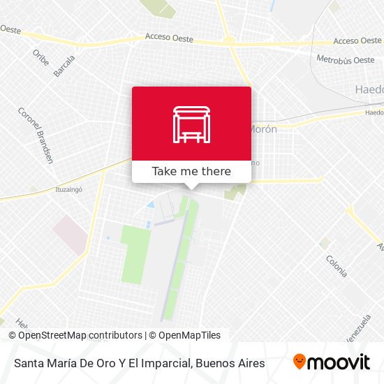 Santa María De Oro Y El Imparcial map