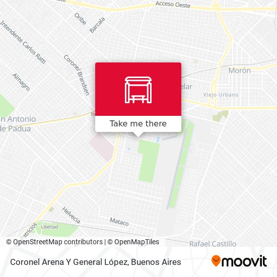 Coronel Arena Y General López map