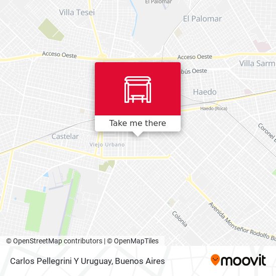 Mapa de Carlos Pellegrini Y Uruguay