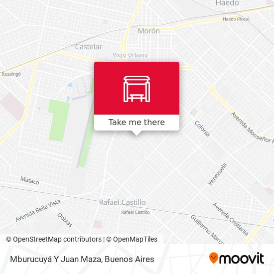 Mburucuyá Y Juan Maza map