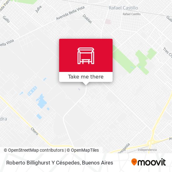 Mapa de Roberto Billighurst Y Céspedes