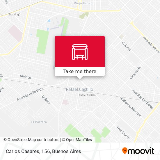 Carlos Casares, 156 map