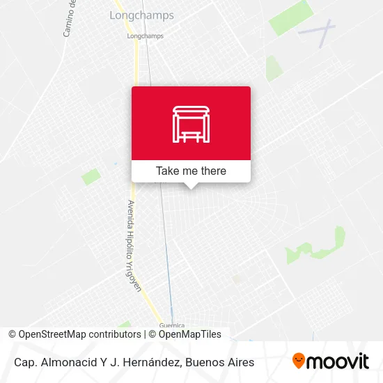 Cap. Almonacid Y J. Hernández map
