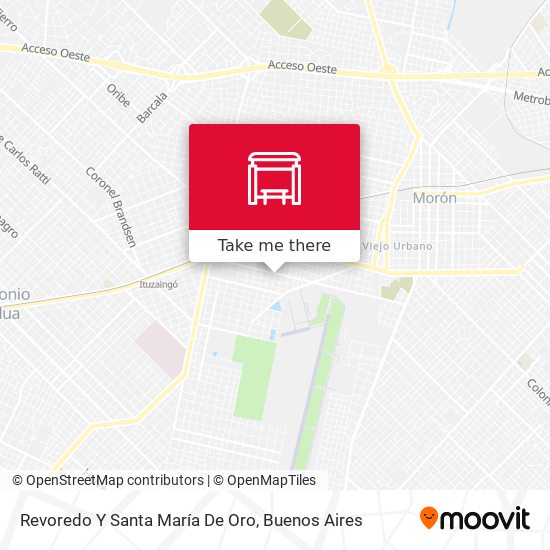 Revoredo Y Santa María De Oro map