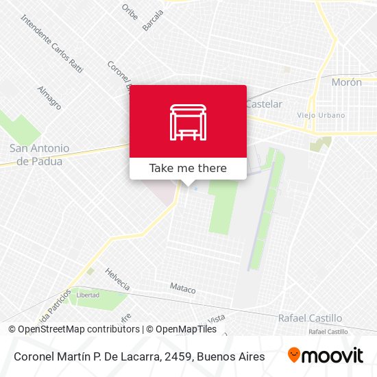 Coronel Martín P. De Lacarra, 2459 map