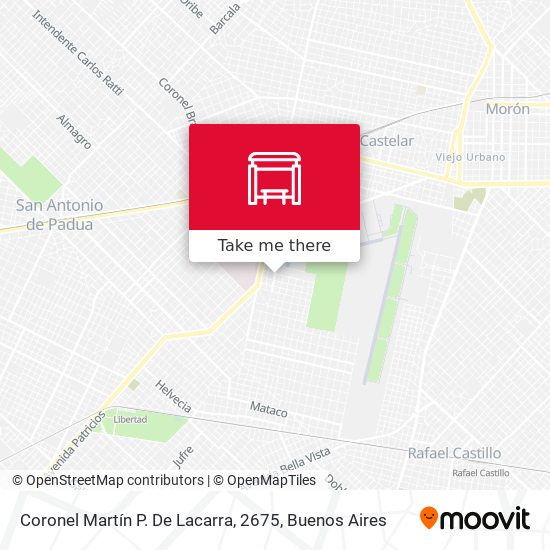 Coronel Martín P. De Lacarra, 2675 map