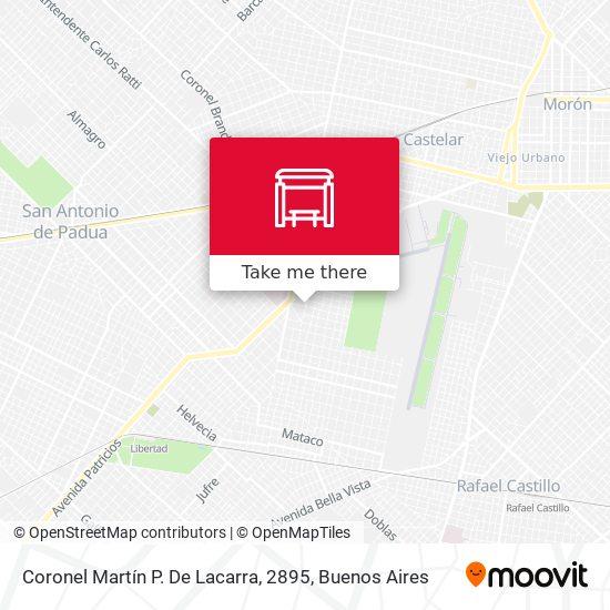 Coronel Martín P. De Lacarra, 2895 map