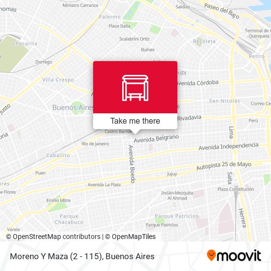 Moreno Y Maza (2 - 115) map