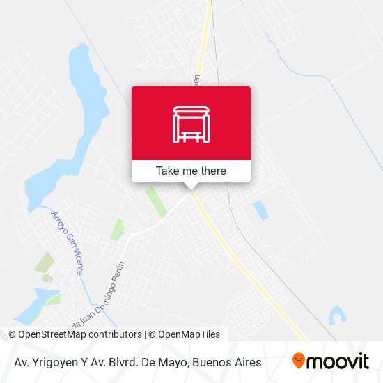 Av. Yrigoyen Y Av. Blvrd. De Mayo map