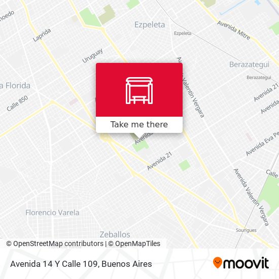 Avenida 14 Y Calle 109 map