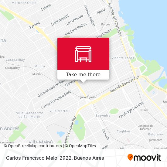 Mapa de Carlos Francisco Melo, 2922
