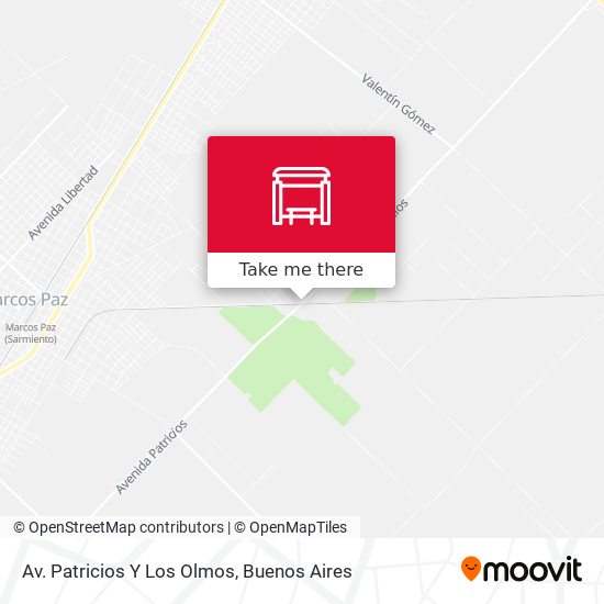 Av. Patricios Y Los Olmos map