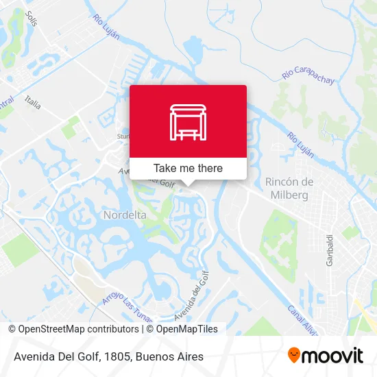 Avenida Del Golf, 1805 map