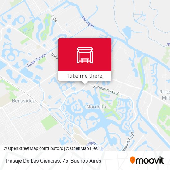 Pasaje De Las Ciencias, 75 map