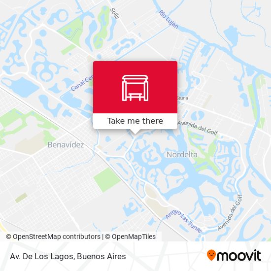 Mapa de Av. De Los Lagos