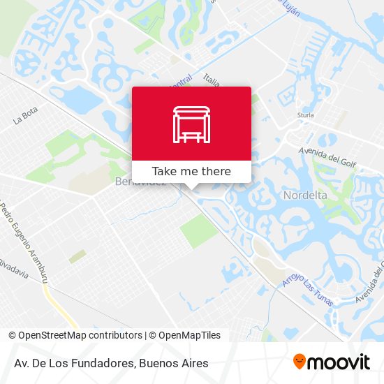 Mapa de Av. De Los Fundadores