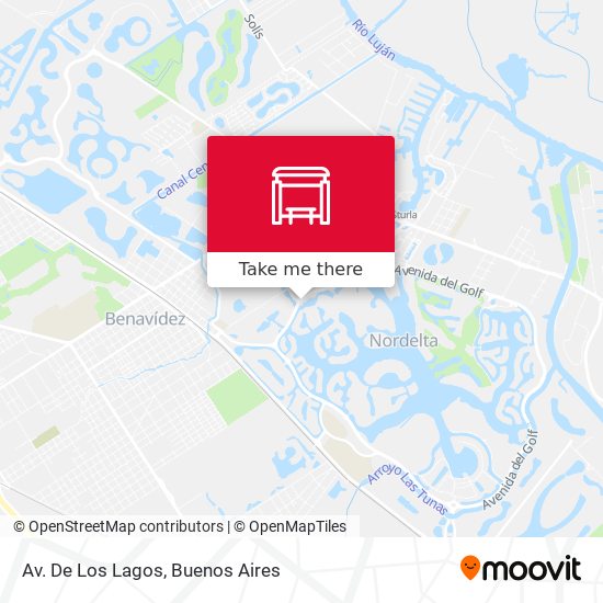 Mapa de Av. De Los Lagos