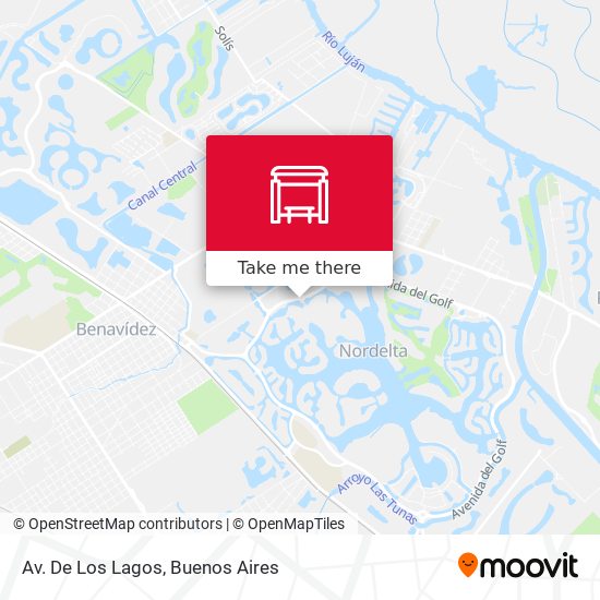 Mapa de Av. De Los Lagos