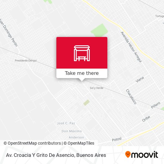 Mapa de Av. Croacia Y Grito De Asencio