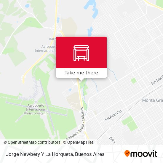 Mapa de Jorge Newbery Y La Horqueta