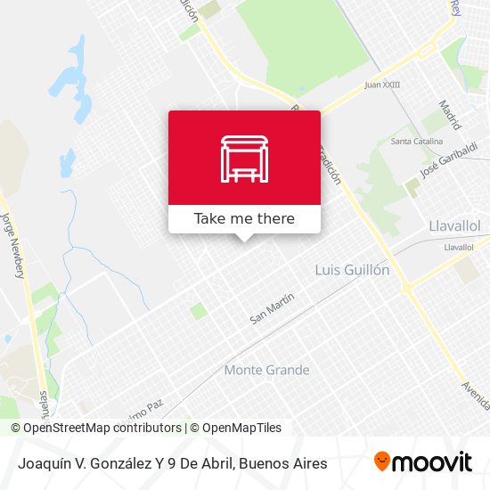 Joaquín V. González Y 9 De Abril map