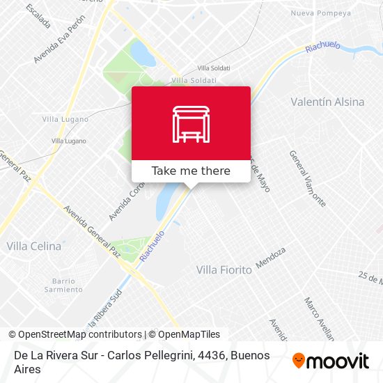 De La Rivera Sur - Carlos Pellegrini, 4436 map