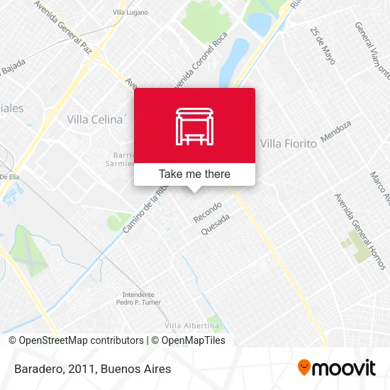 Baradero, 2011 map
