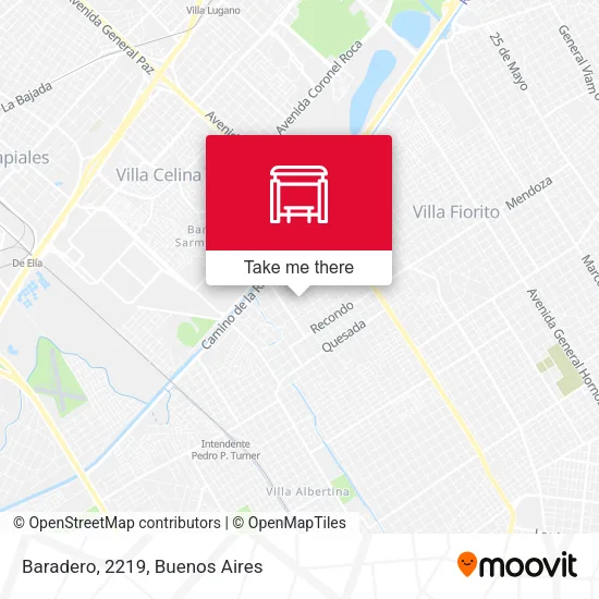 Baradero, 2219 map