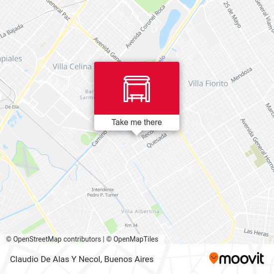 Mapa de Claudio De Alas Y Necol