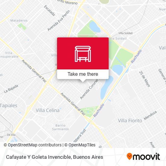 Cafayate Y Goleta Invencible map