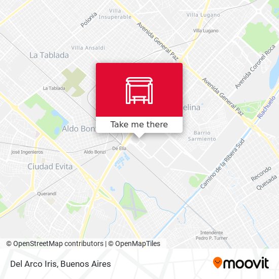 Mapa de Del Arco Iris