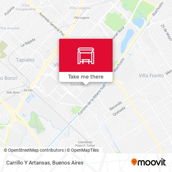 Mapa de Carrillo Y Artansas
