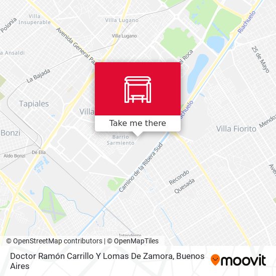 Doctor Ramón Carrillo Y Lomas De Zamora map