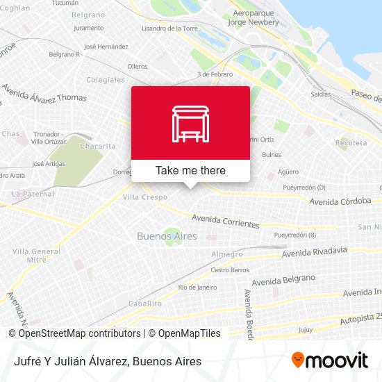 Jufré Y Julián Álvarez map