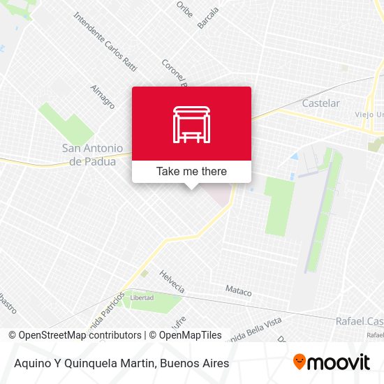 Aquino Y Quinquela Martin map