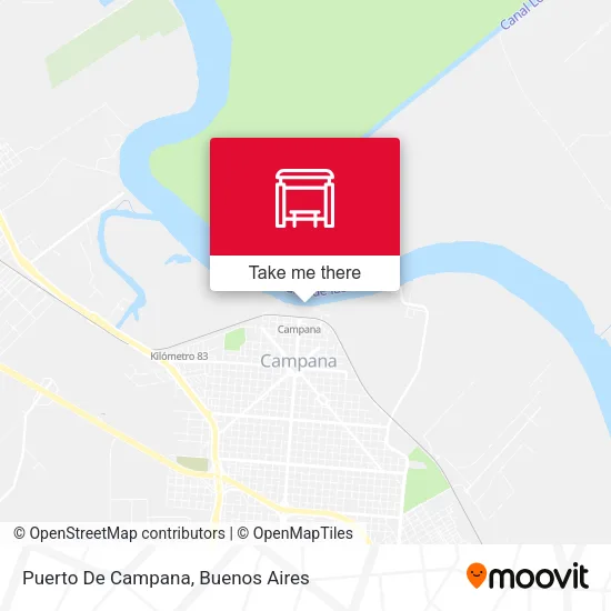 Puerto De Campana map