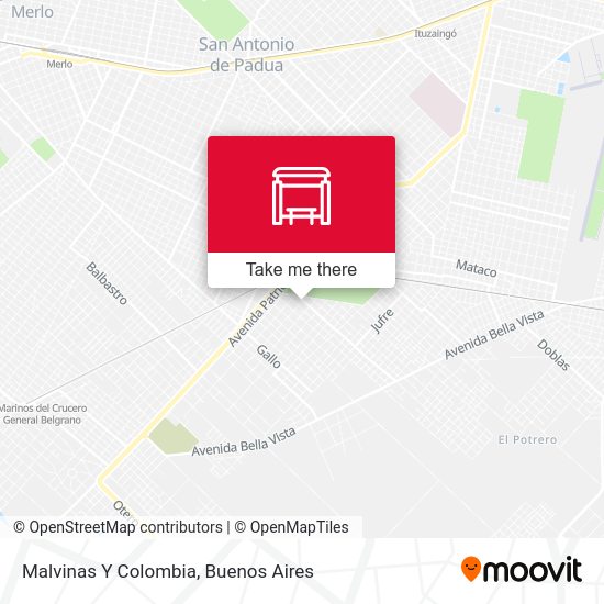 Mapa de Malvinas Y Colombia