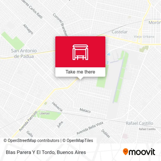Blas Parera Y El Tordo map