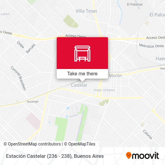 Estación Castelar (236 - 238) map