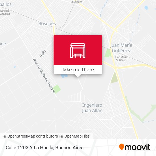 Calle 1203 Y La Huella map