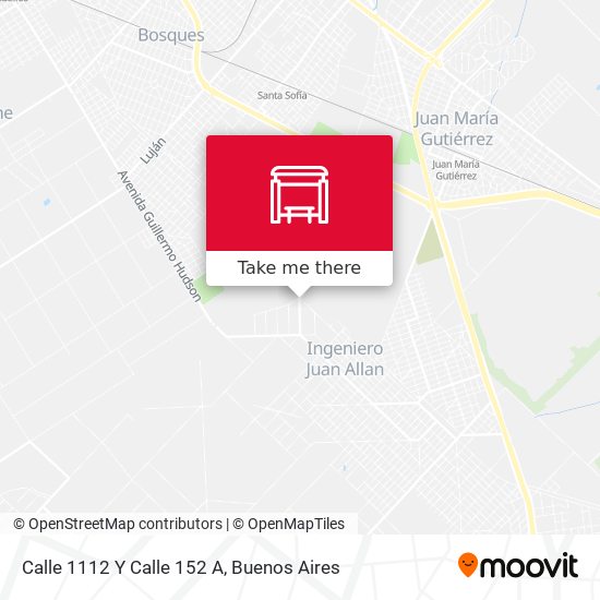 Calle 1112 Y Calle 152 A map