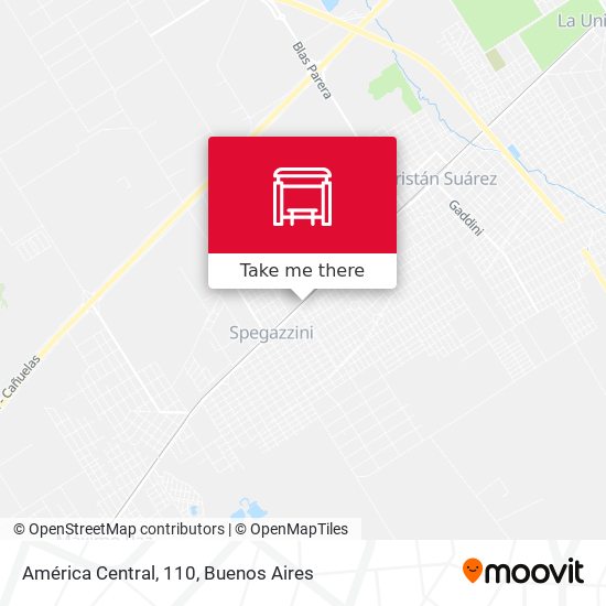 América Central, 110 map