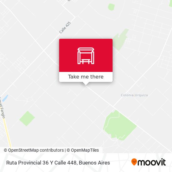 Mapa de Ruta Provincial 36 Y Calle 448