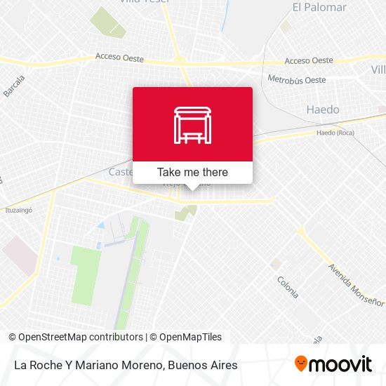 La Roche Y Mariano Moreno map