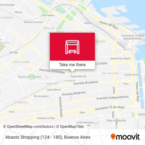 Mapa de Abasto Shopping (124 - 180)