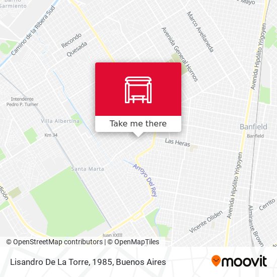 Lisandro De La Torre, 1985 map