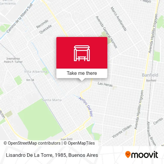 Lisandro De La Torre, 1985 map